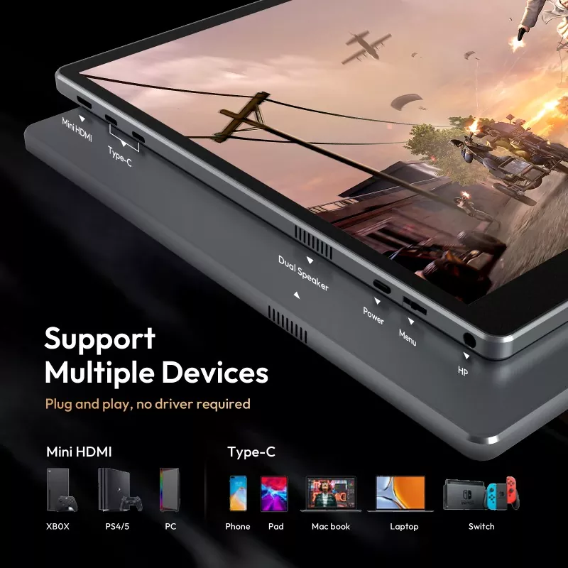 কেন আপনি কাজ এবং ভ্রমণের জন্য একটি 16 ইঞ্চি 1200P পোর্টেবল মনিটর চয়ন করবেন?